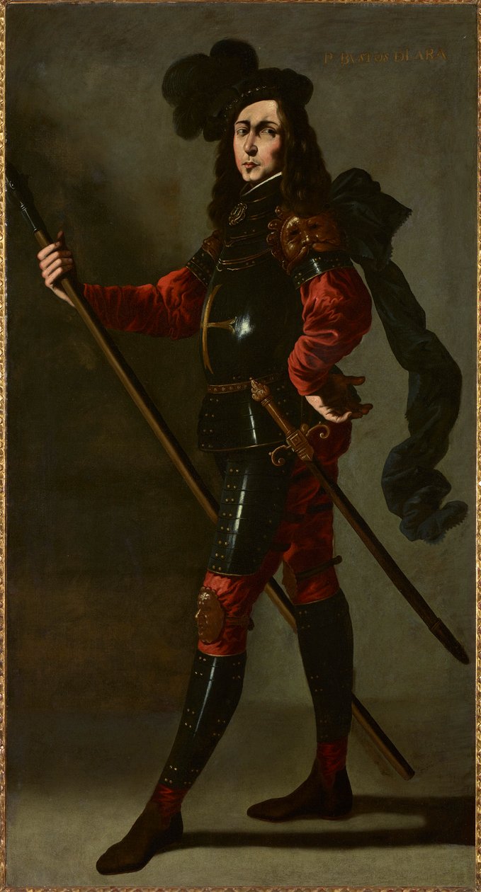 El Infante P. Bustos de Lara, ca. 1640-1645 da Francisco de Zurbaran