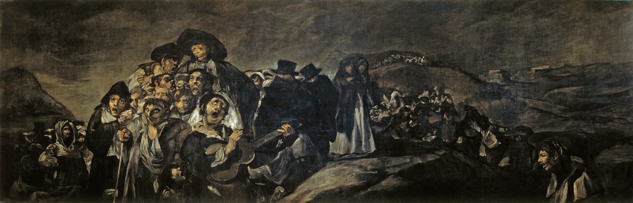 Un pellegrinaggio a San Isidro da Francisco de Goya