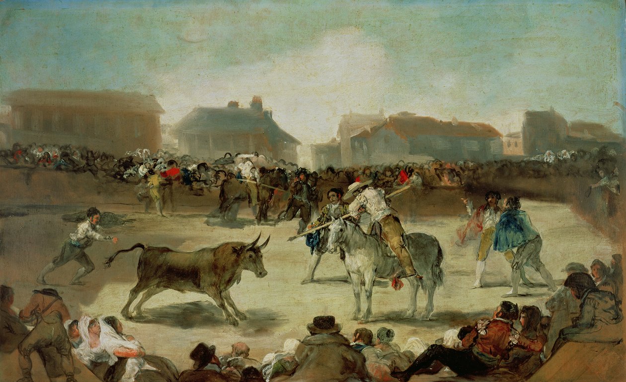 Una corrida di paese da Francisco de Goya
