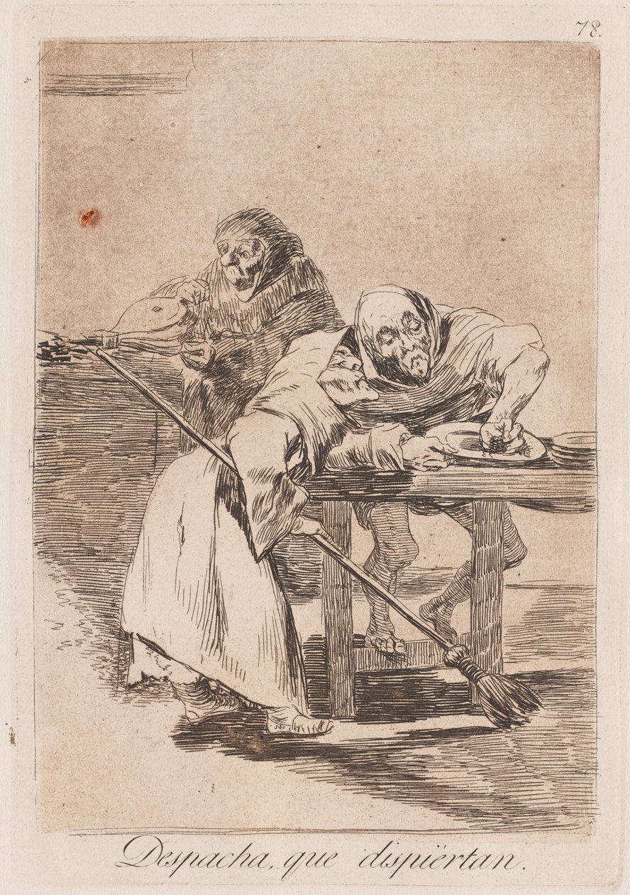 Sii Veloce, Si Svegliaranno, fine XVIII-inizio XIX secolo da Francisco de Goya