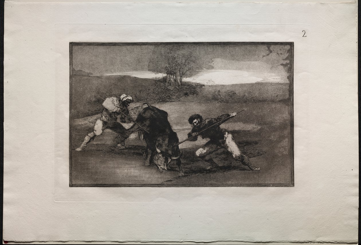 Corride: Un altro modo di cacciare a piedi da Francisco de Goya