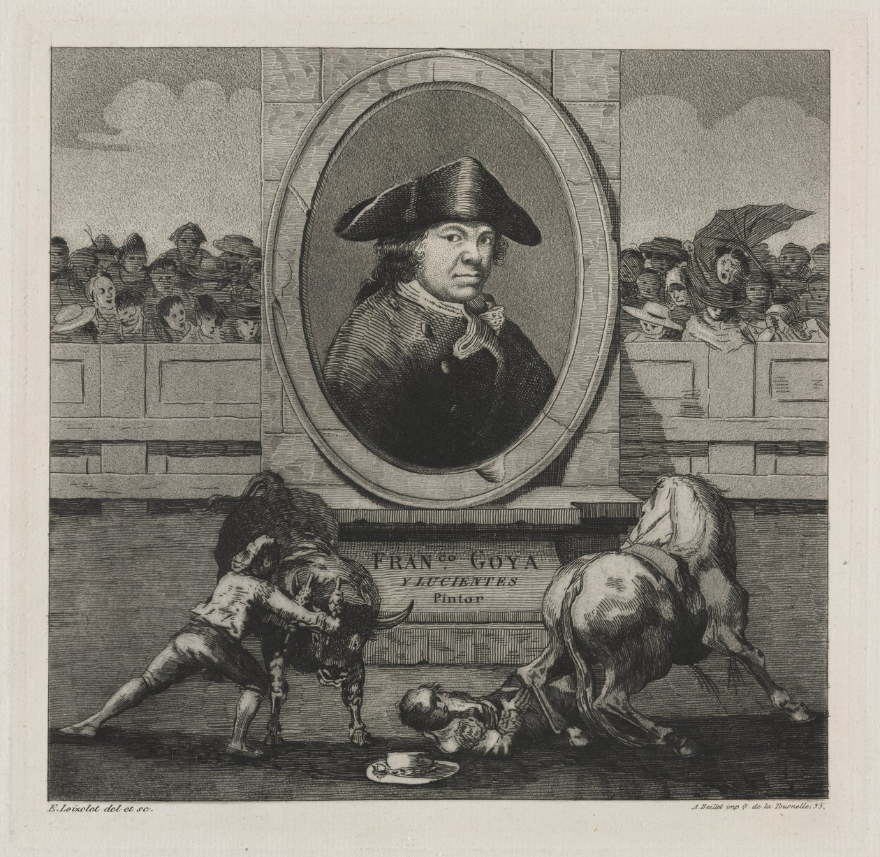 Corride: Frontespizio da Francisco de Goya
