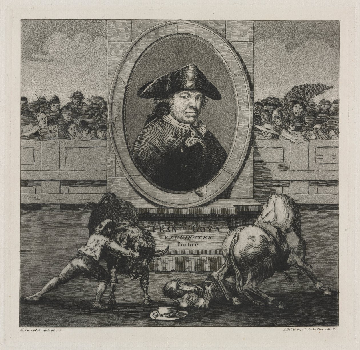 Corride: Frontespizio, 1876 da Francisco de Goya