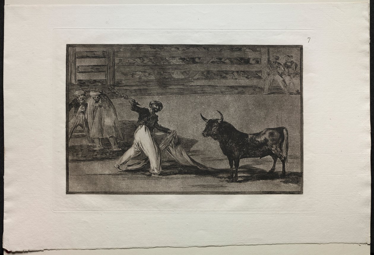 Corride: Origine degli Arpioni o Banderillas, 1876 da Francisco de Goya