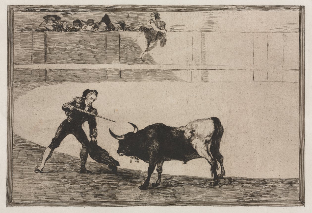 Corride: Pedro Romeo uccide il toro fermo da Francisco de Goya