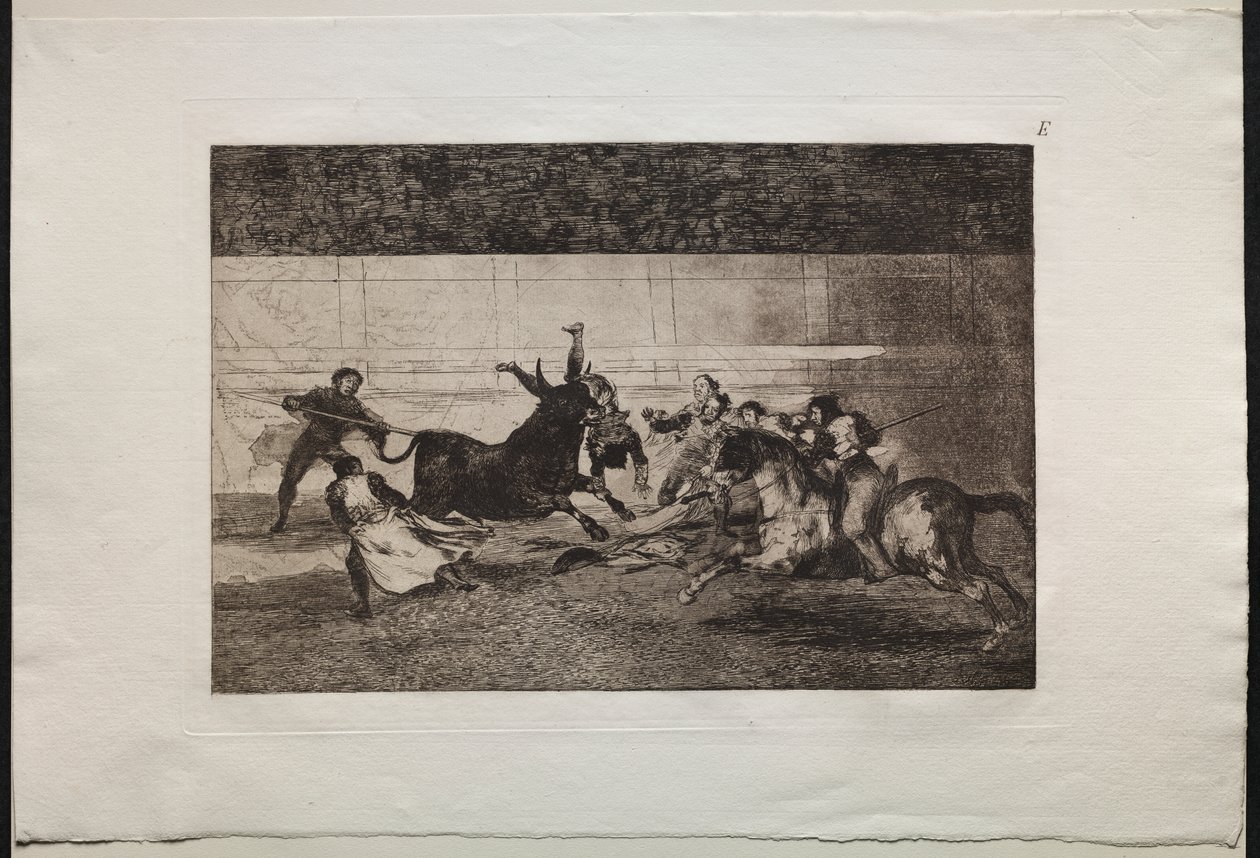 Corride: La morte di Pepe Illo (2a composizione) da Francisco de Goya