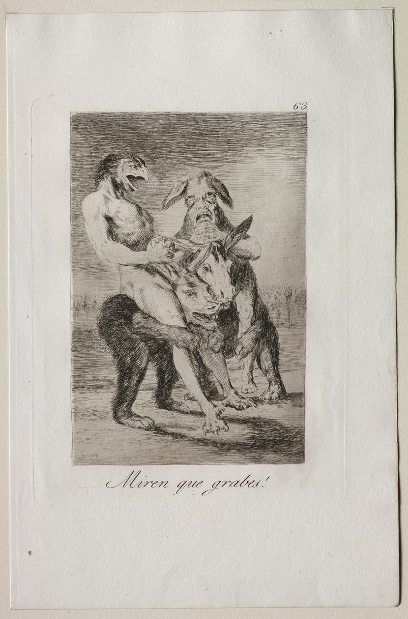 Capricci: Guarda Quanto Sono Solenni! da Francisco de Goya