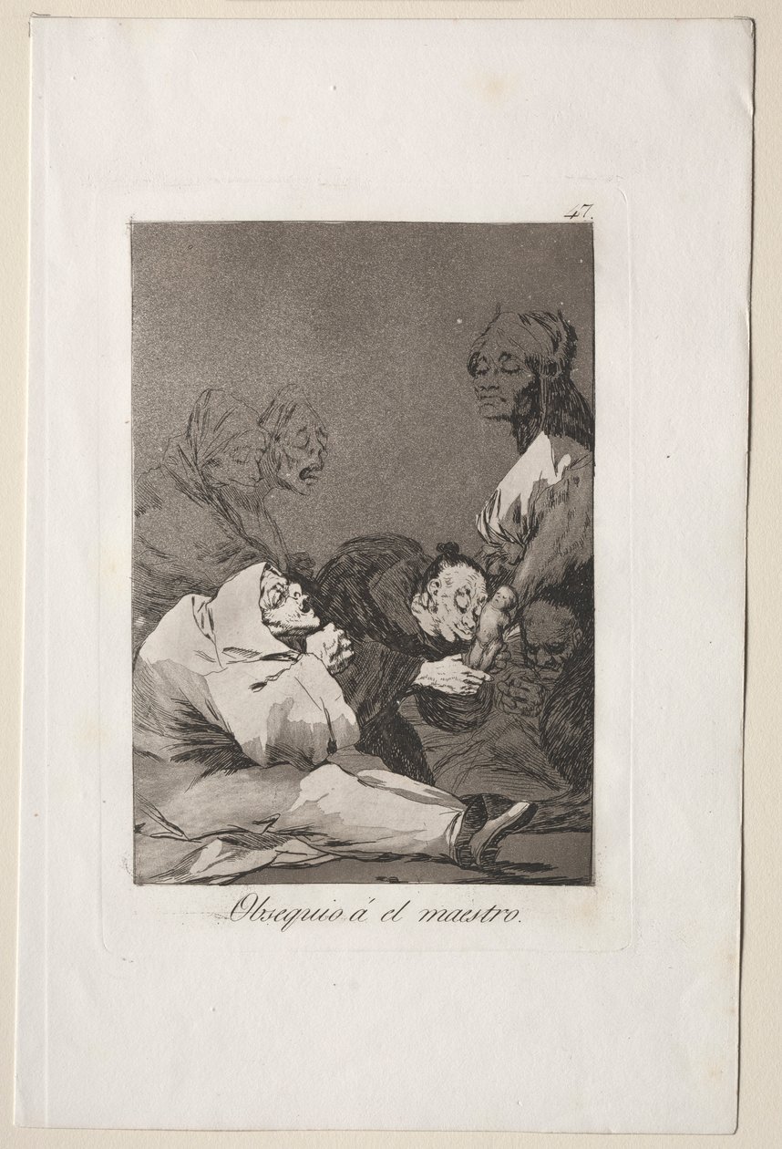 Capricci: Un regalo per il maestro da Francisco de Goya