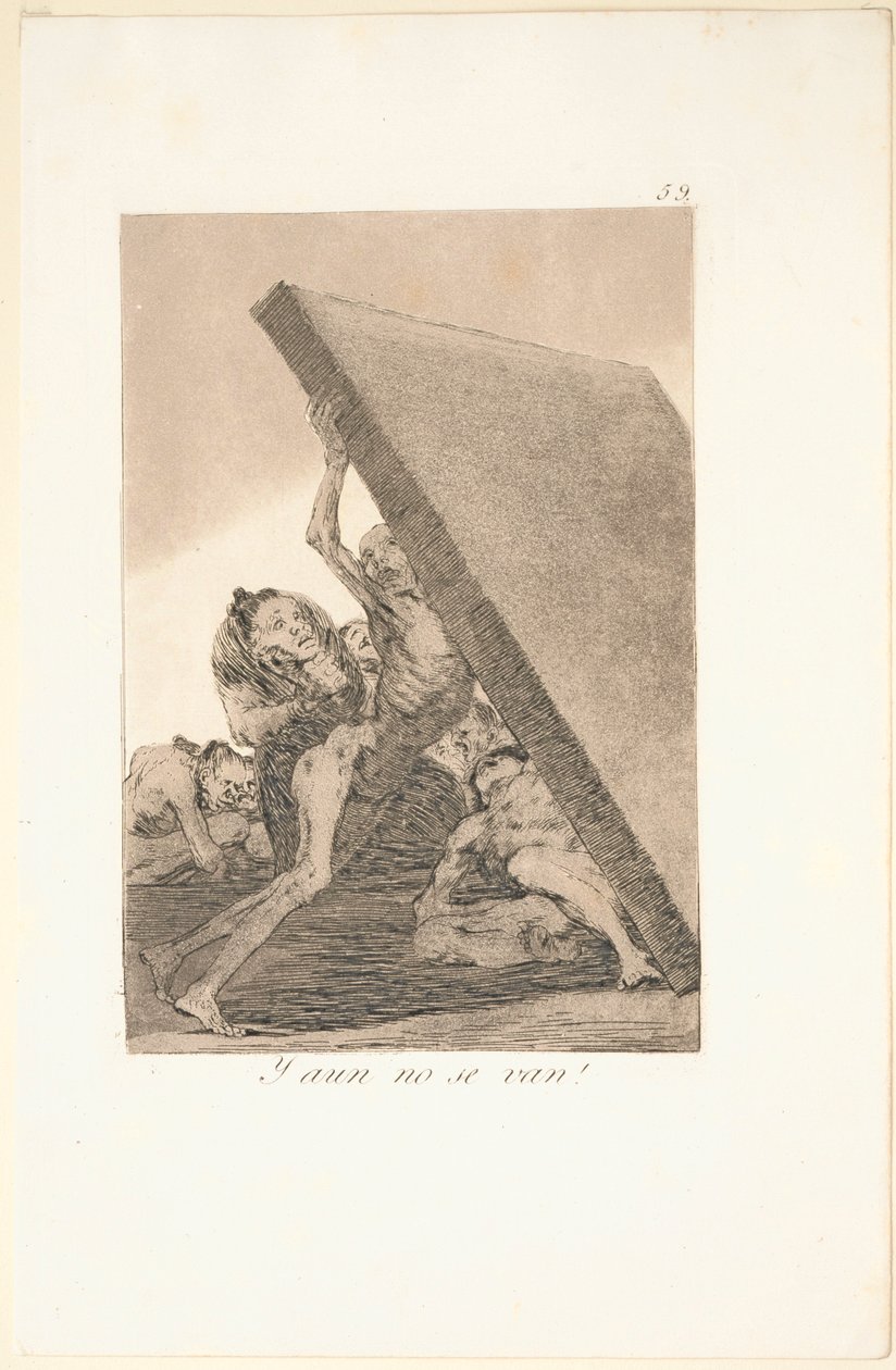 Caprichos: Eppure non se ne vanno! da Francisco de Goya