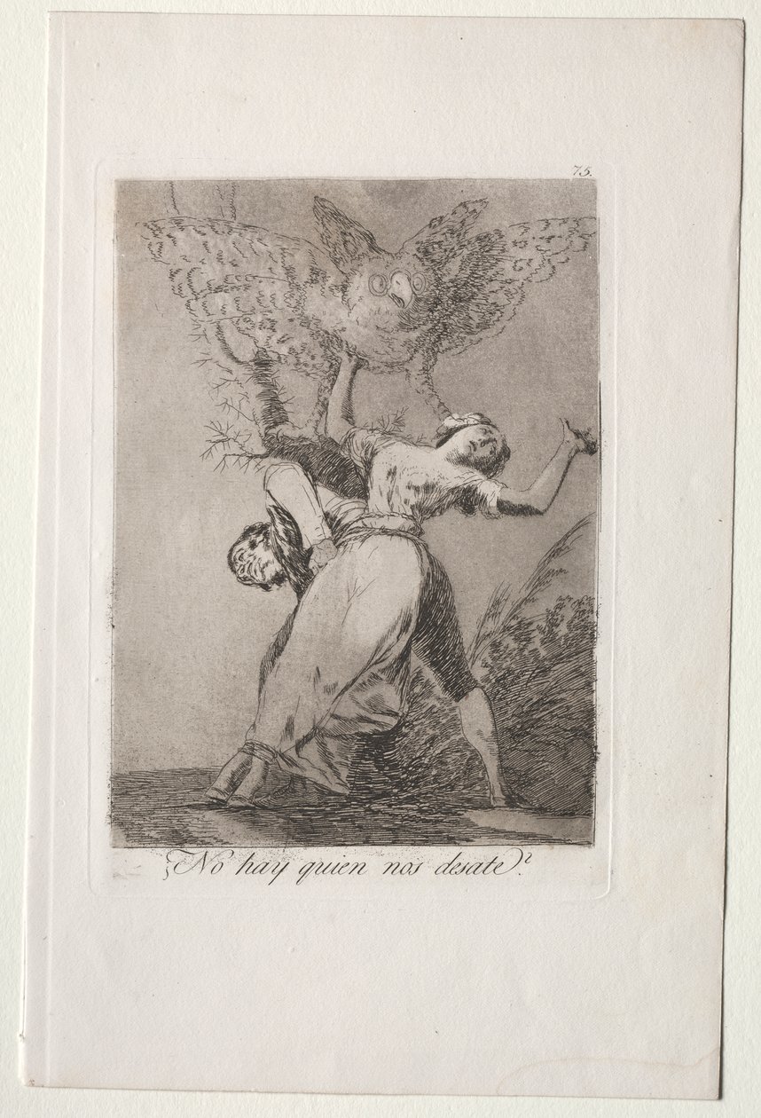 Caprichos: Nessuno può slegarci? da Francisco de Goya