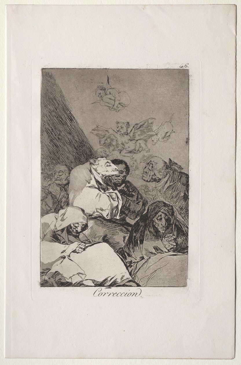Caprichos: Correzione da Francisco de Goya