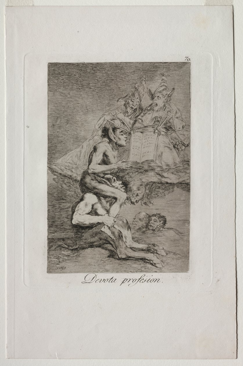 Capricci: Professione Devota da Francisco de Goya