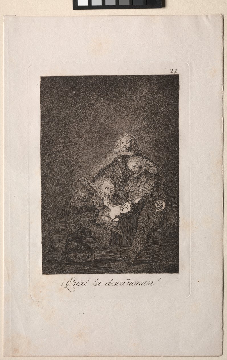 Caprichos: Come La Spennano! da Francisco de Goya