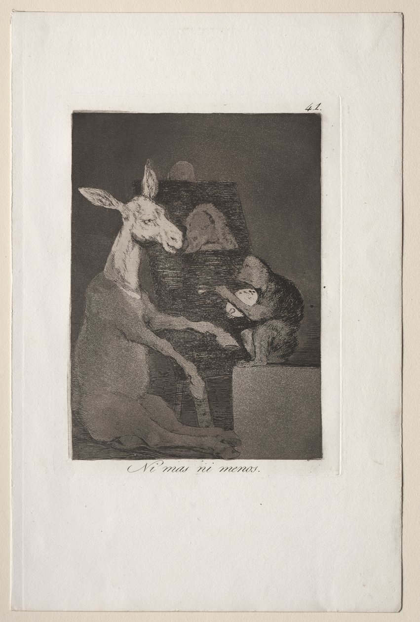 Caprichos: Né più né meno da Francisco de Goya