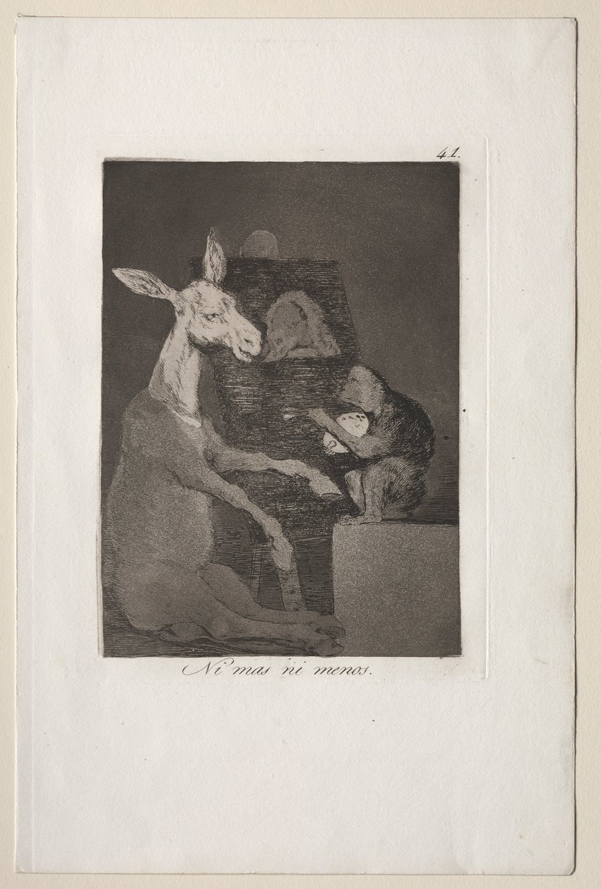 Caprichos: Né più né meno da Francisco de Goya