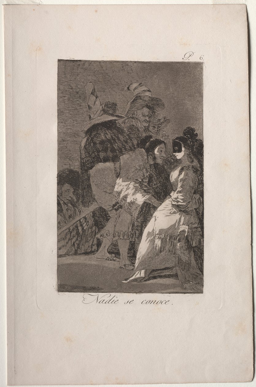 Caprichos: Nessuno Conosce Se Stesso da Francisco de Goya