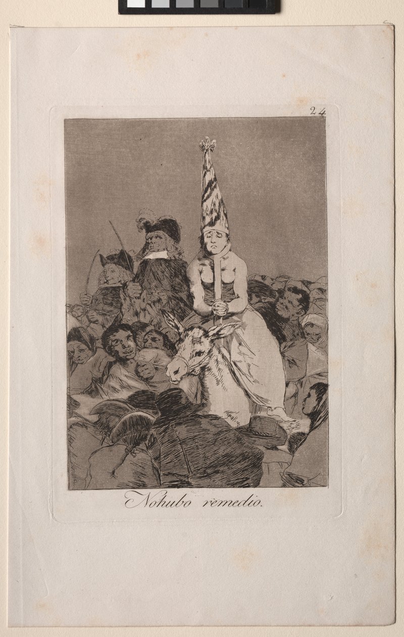 Caprichos: Non Si Poteva Fare Nulla da Francisco de Goya