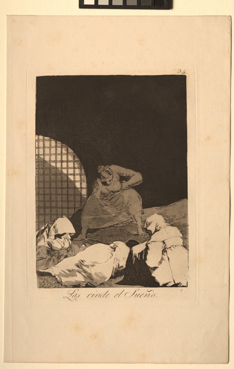 Caprichos: Il sonno li vince da Francisco de Goya