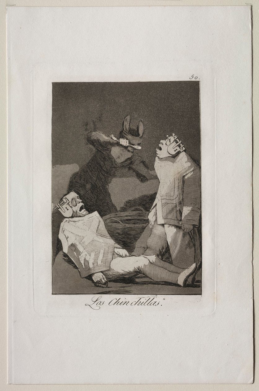Caprichos: I cincillà da Francisco de Goya