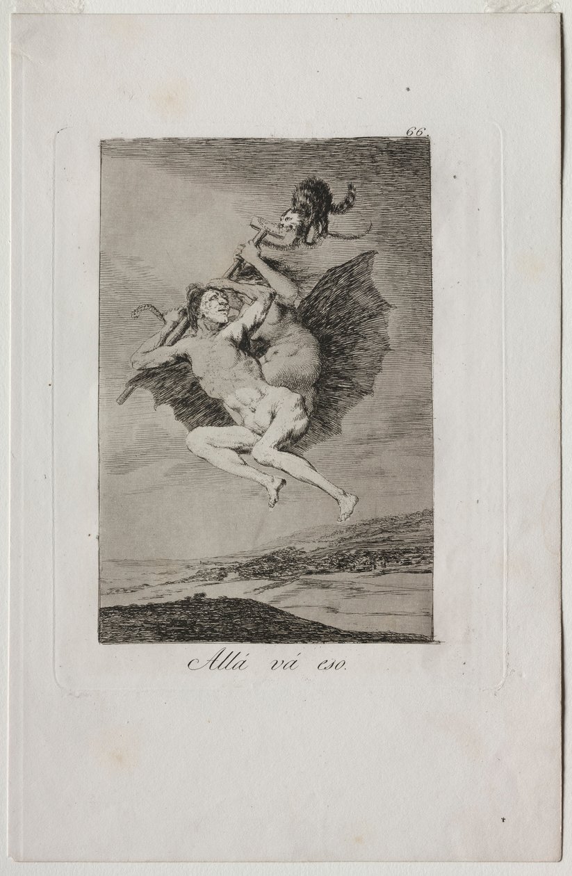 Caprichos: Eccolo che va da Francisco de Goya