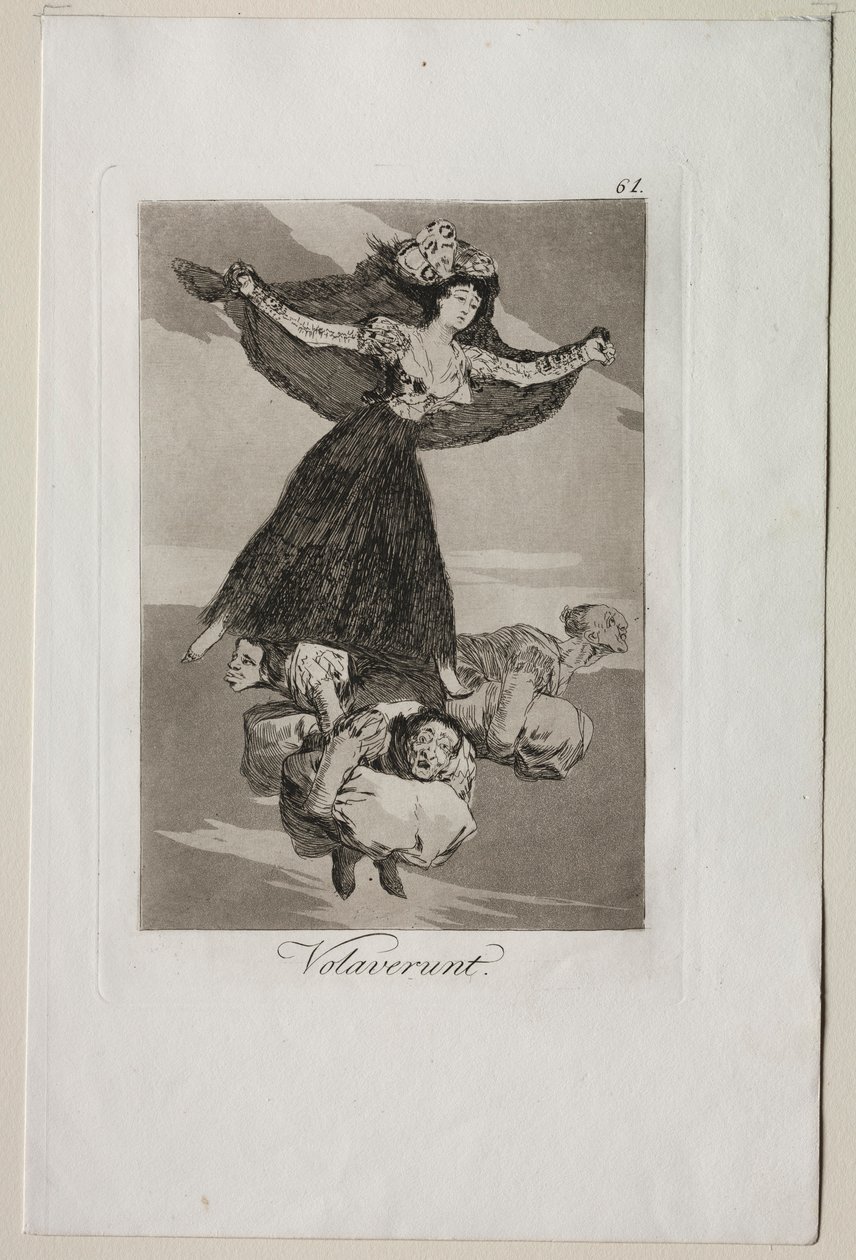 Caprichos: Sono volati via da Francisco de Goya