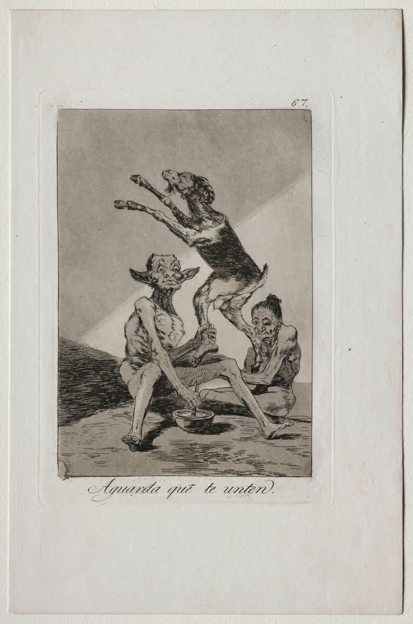 Capricci: Aspetta Finché Non Sei Stato Unto da Francisco de Goya