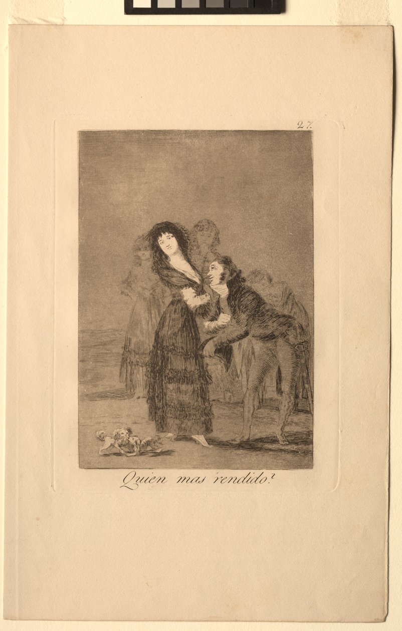 Caprichos: Quale di loro è il più sopraffatto da Francisco de Goya
