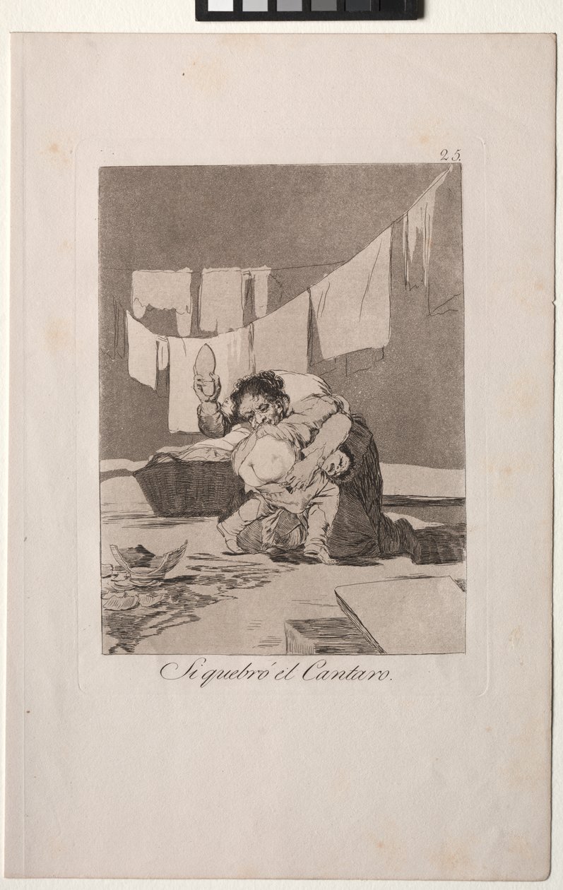 Caprichos: Sì, Ha Rotto il Vaso da Francisco de Goya