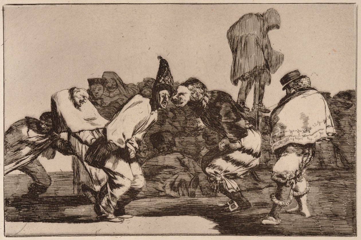 "Follia di Carnevale" (Disparate de carnaval), dalla serie "Los Disparates" da Francisco de Goya