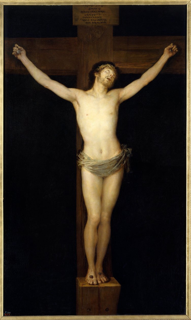 Cristo crocifisso Dipinto di Francisco de Goya (1746-1828) XIX secolo da Francisco de Goya