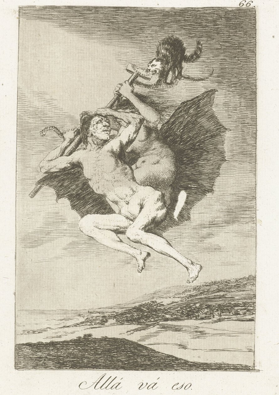 Là vanno da Francisco de Goya