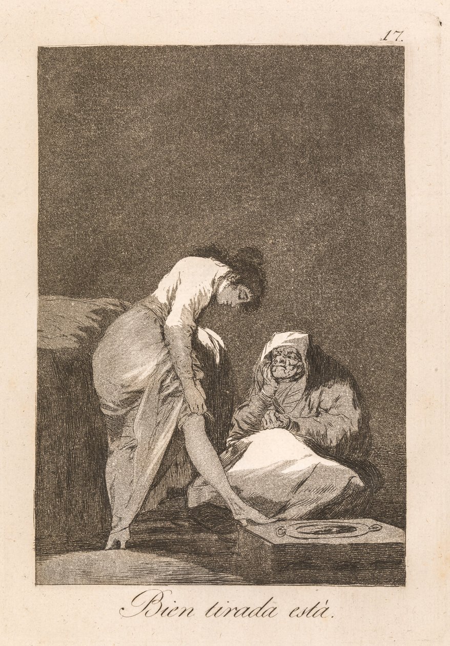 Den sidder! da Francisco de Goya