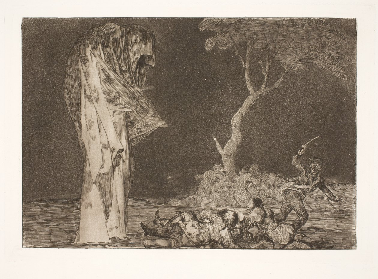 La paura sciocca (Non perdere la reputazione a causa della paura) da Francisco de Goya