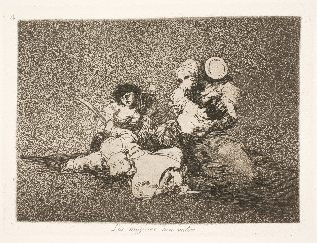 Sono le Donne che Danno Coraggio (4) da Francisco de Goya