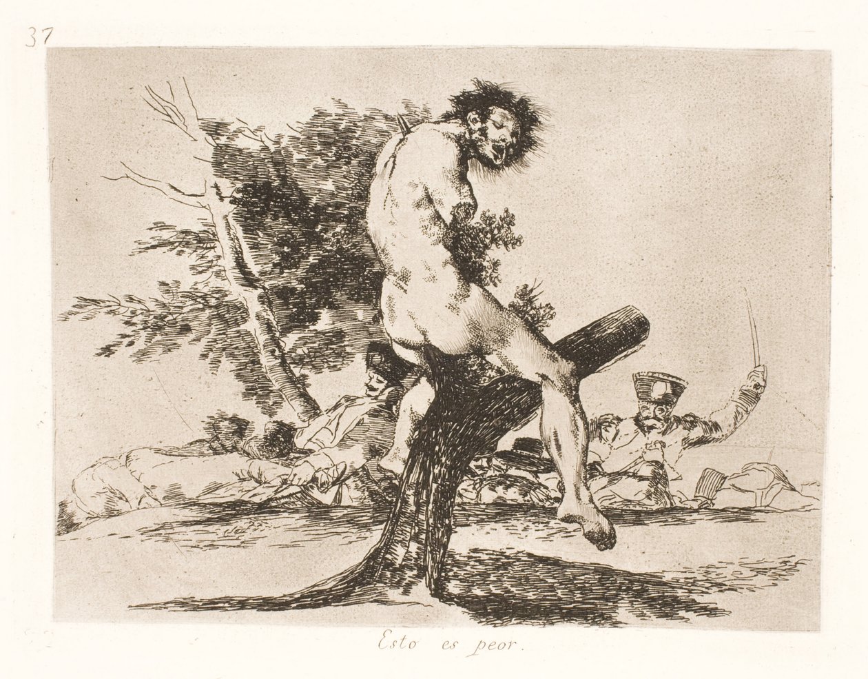 Questo è peggio (37) da Francisco de Goya