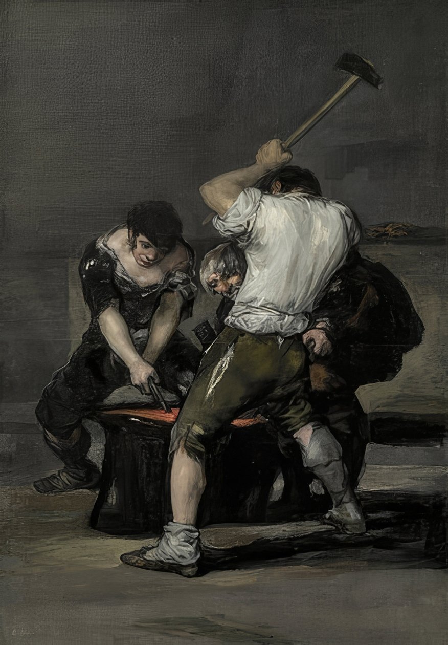 La fucina da Francisco de Goya