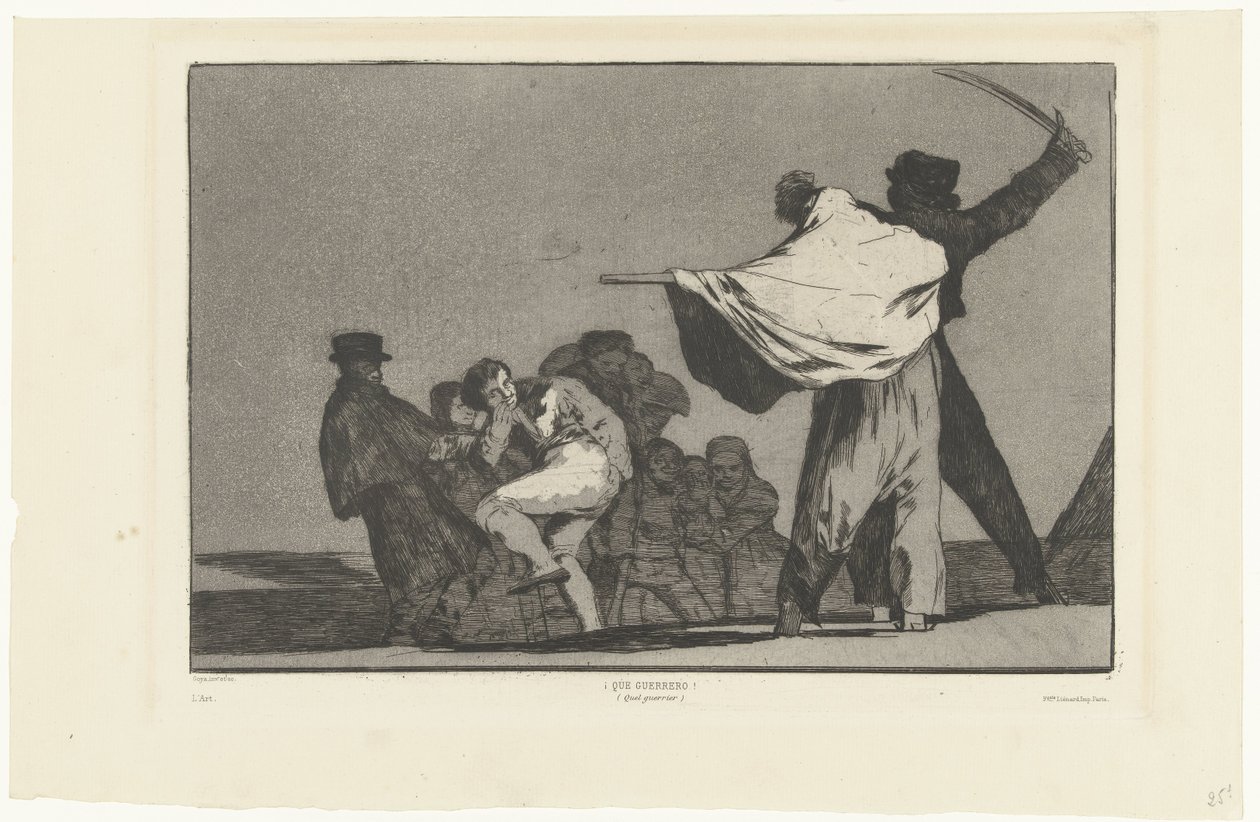 Quel soldato! da Francisco de Goya