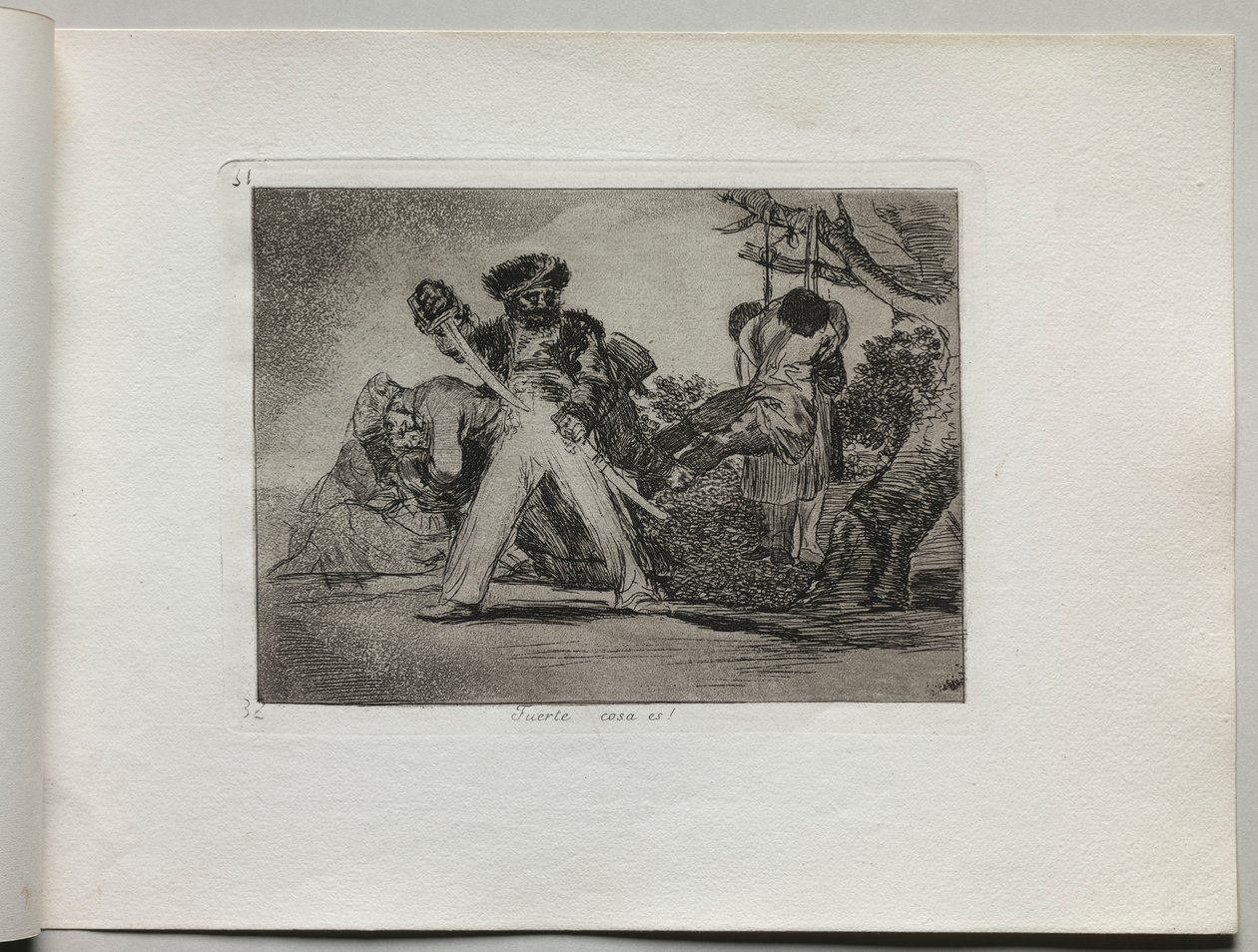 Disastri della guerra: Questo è duro da Francisco de Goya