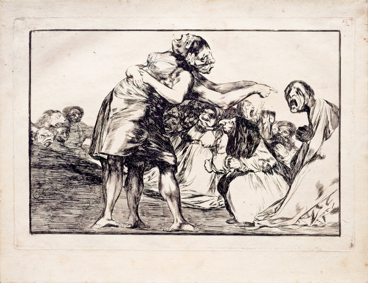 Follia Disordinata dalla serie Los Disparates Follies, 1815-1819 da Francisco de Goya