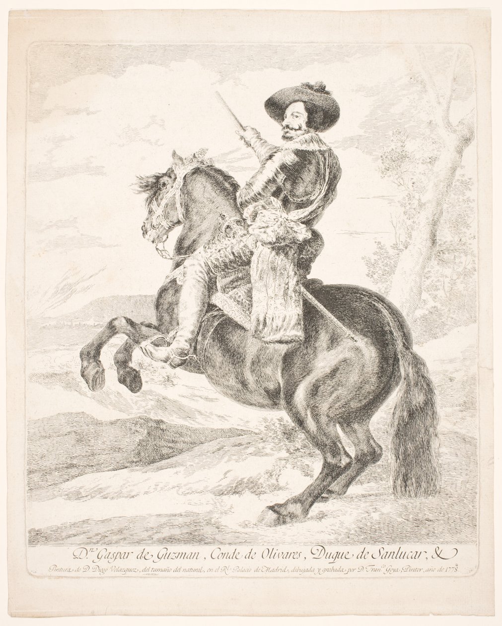 Don Gaspar de Guzman, conte di Olivares da Francisco de Goya