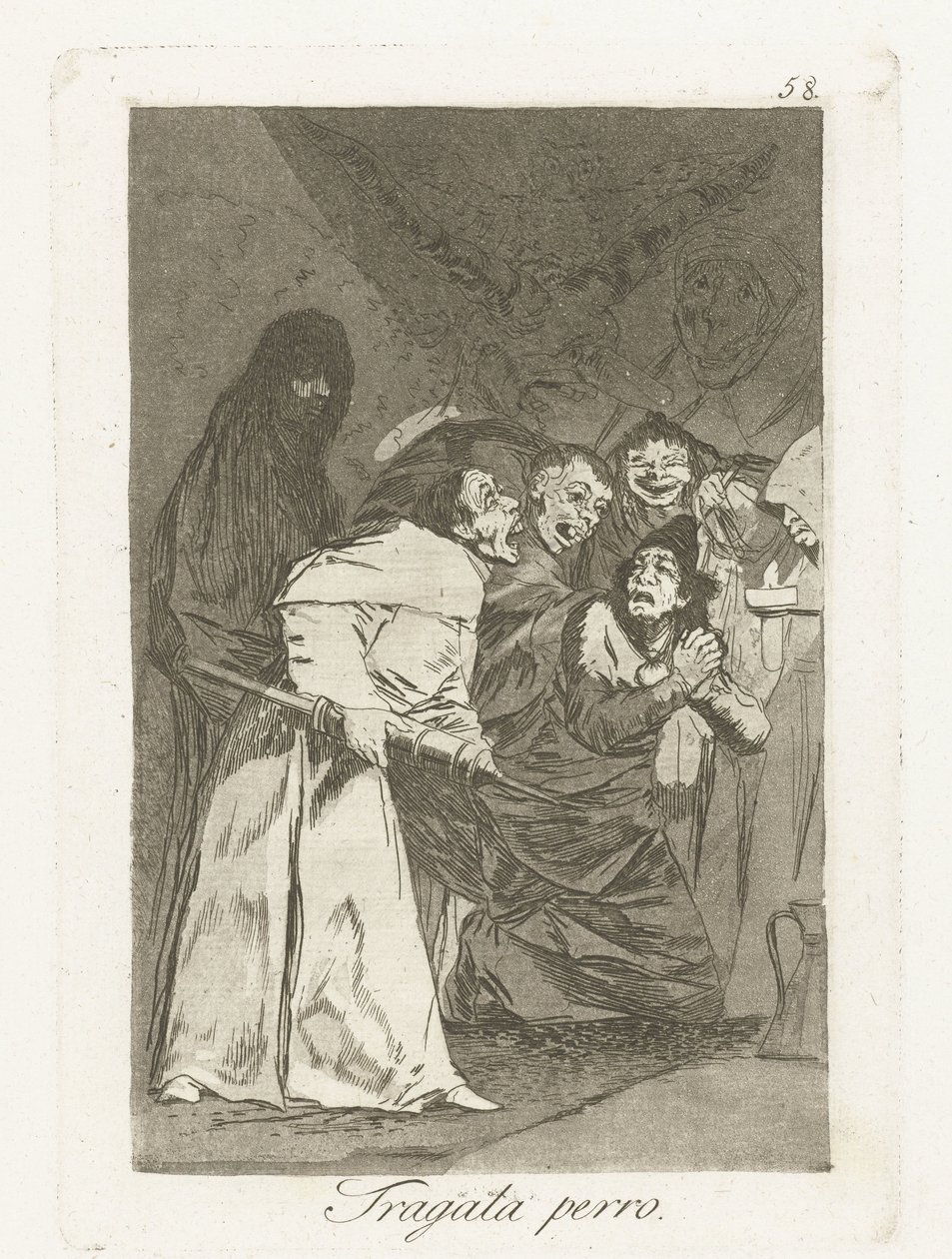 Ingoiare, cane da Francisco de Goya