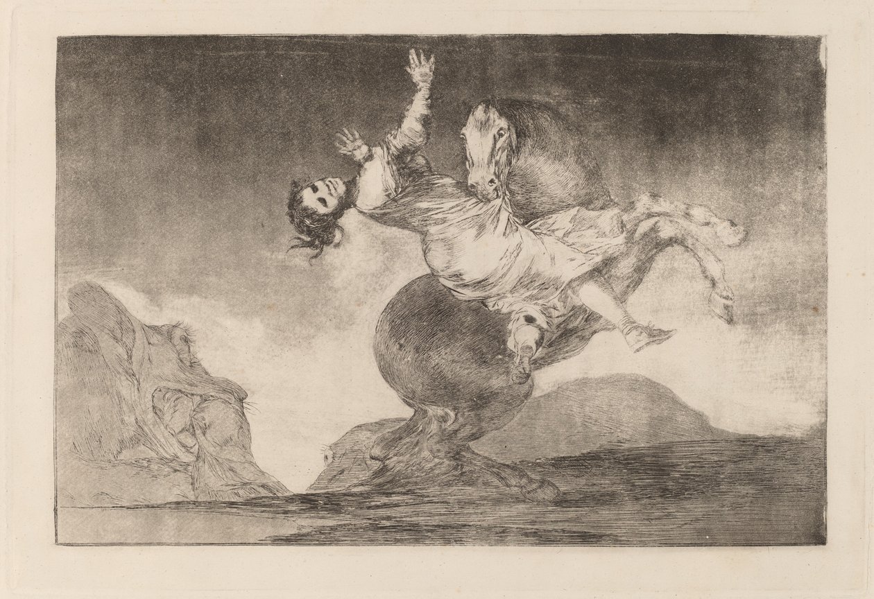 Il rapitore di cavalli da Francisco de Goya