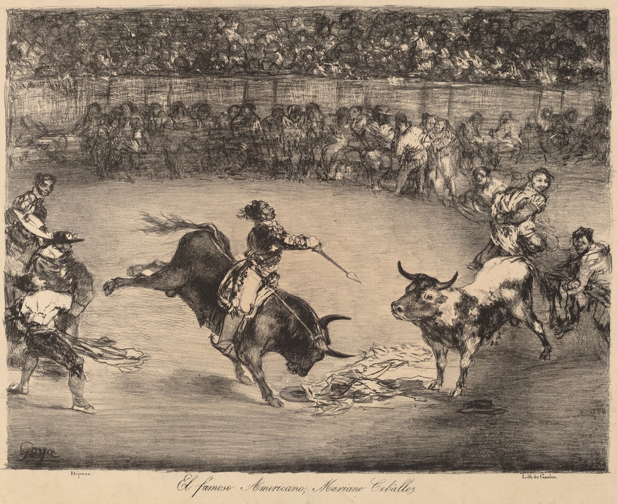 Il Famoso Americano, Mariano Ceballos da Francisco de Goya