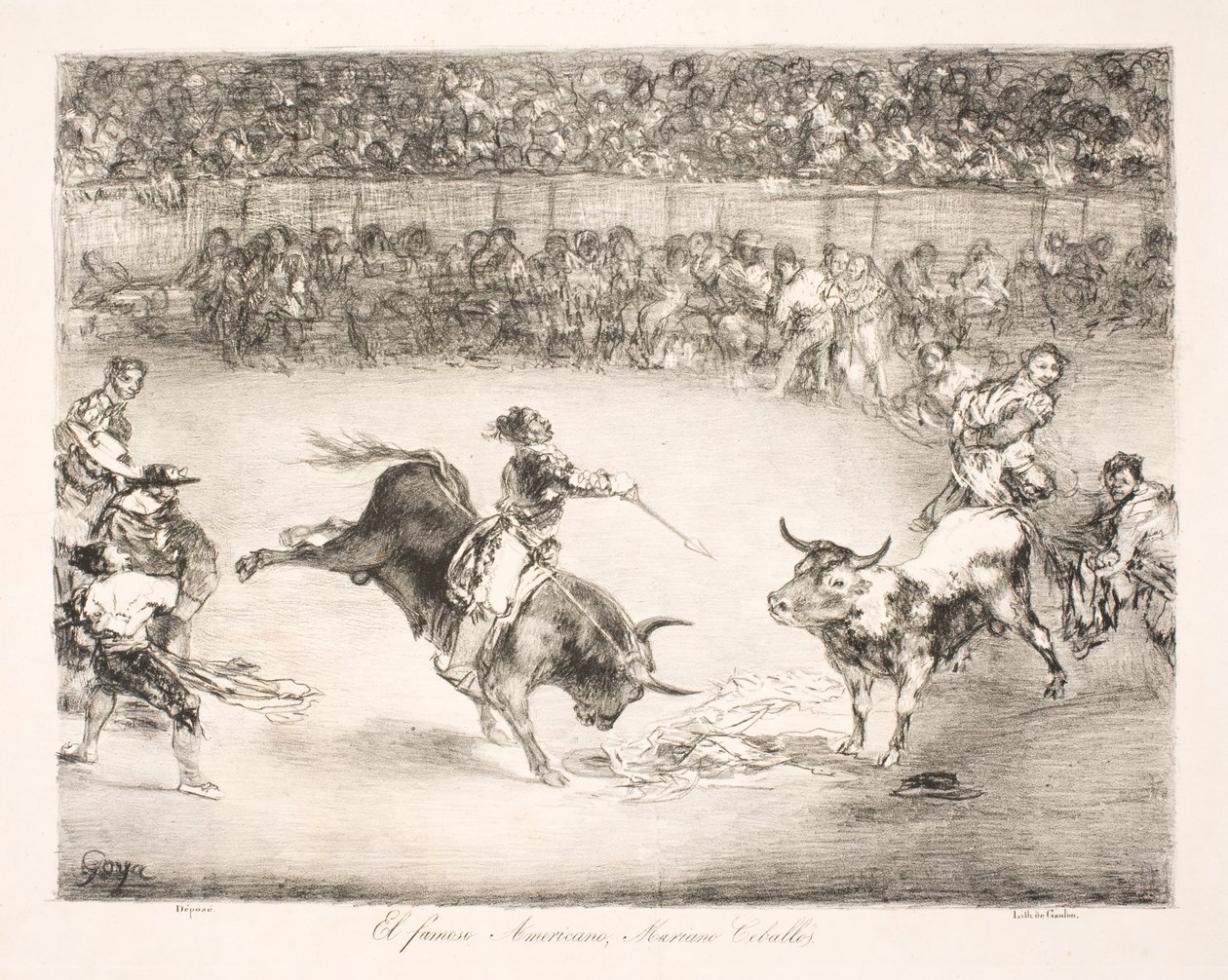 "Il famoso americano, Mariano Ceballos" da Francisco de Goya
