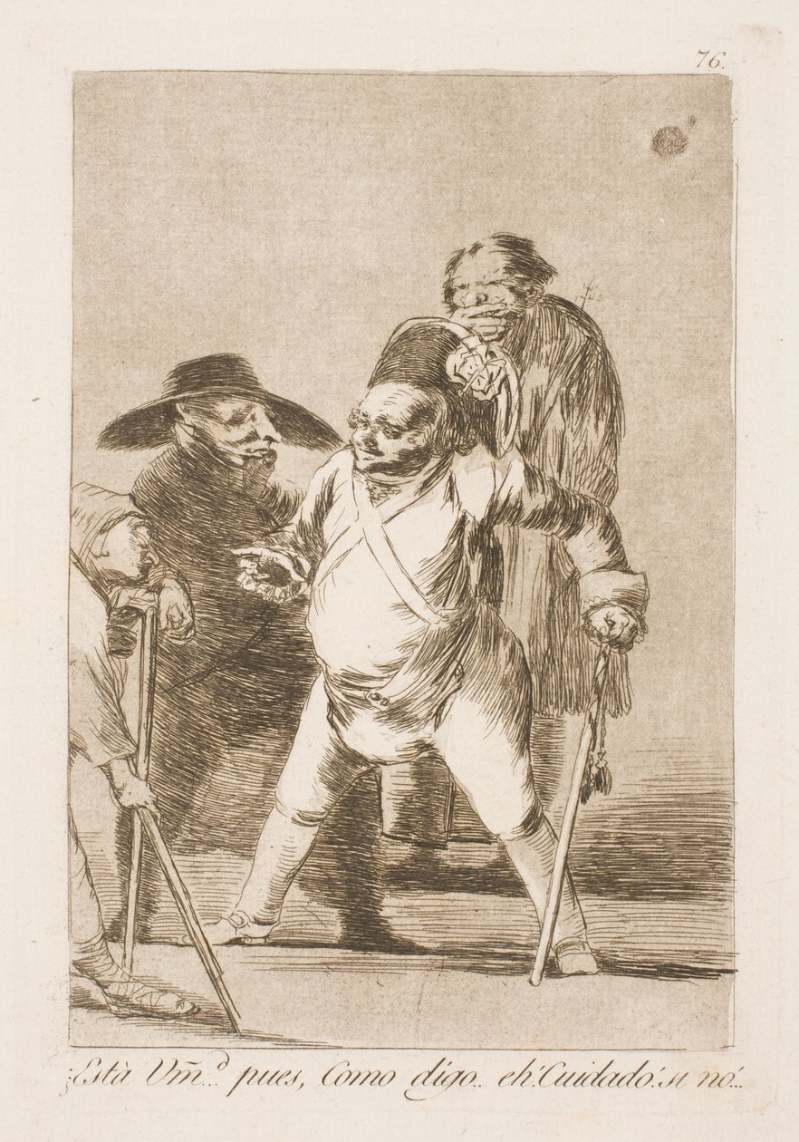 Er de der? Altså jeg sagde... Æh give agt! Eller... da Francisco de Goya