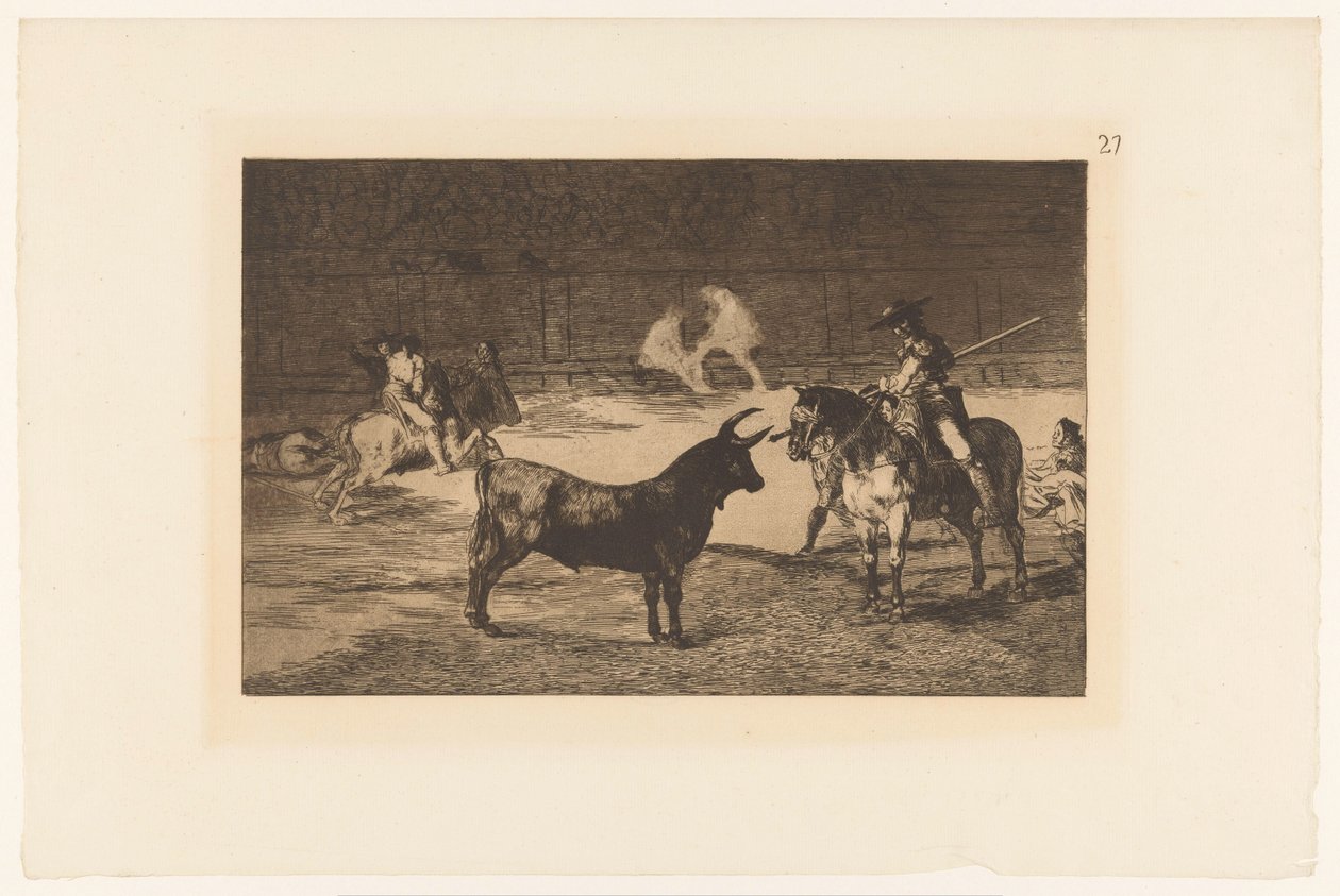 Fernando del Toro sfida un toro da Francisco de Goya