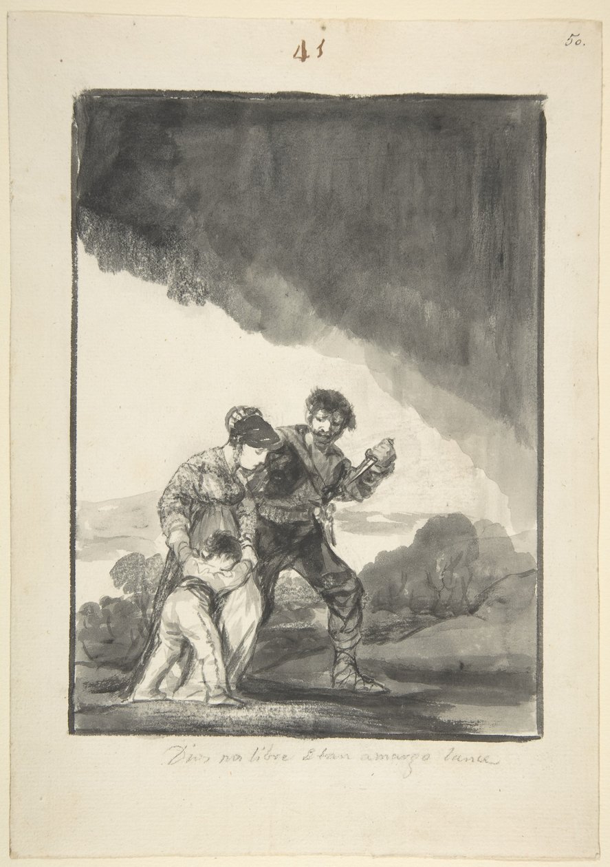 Dio ci Salvi da un Destino così Amaro da Francisco de Goya