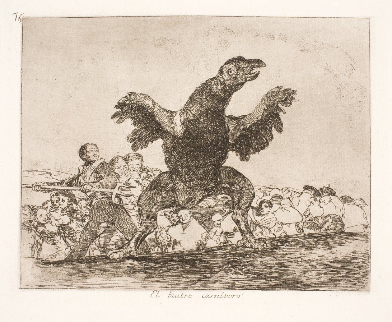 Il grifone (76) da Francisco de Goya