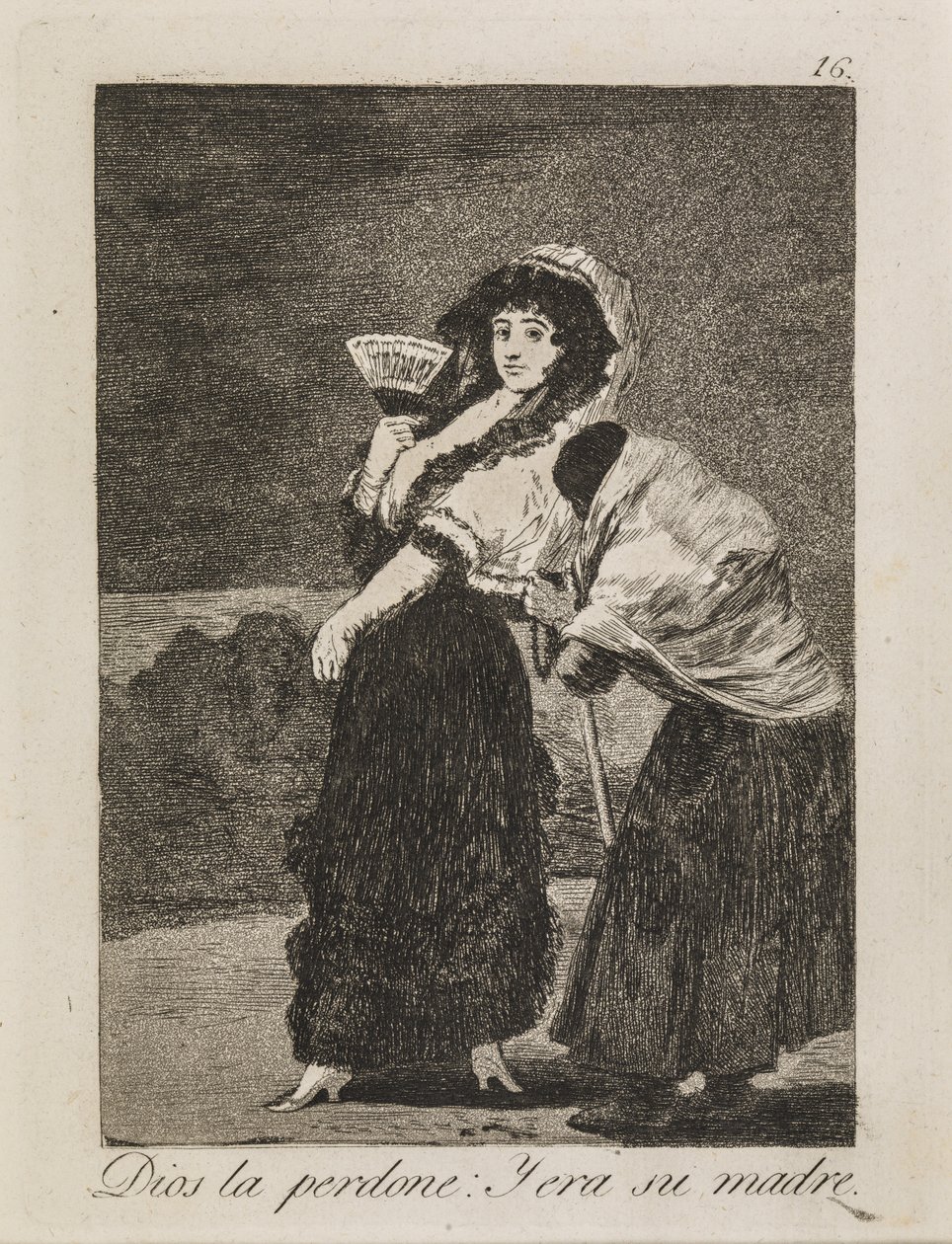 Dio la perdoni: La mendicante era sua madre da Francisco de Goya