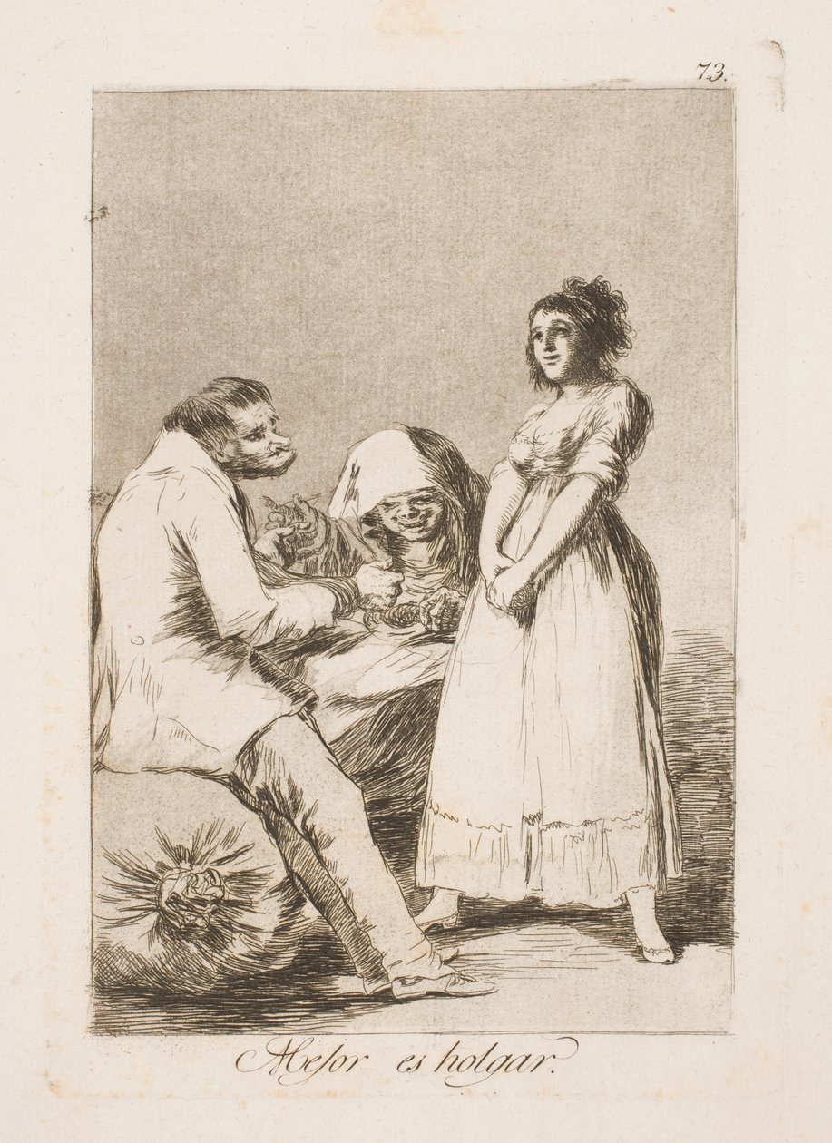 Meglio oziare da Francisco de Goya